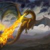 Fire Breathing Dragon Animation paint by numbers