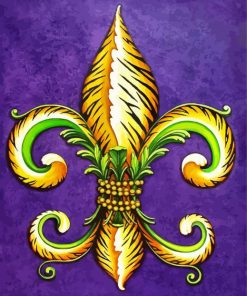Fleur De Lis paint by number