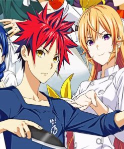 Food Wars Characters Animes paint by numbers