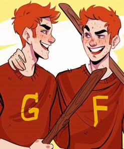 Fred Et George Weasley Art paint by numbers