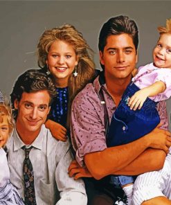 Full House Cast paint by numbers