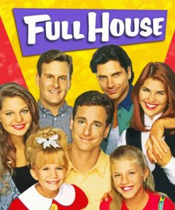 Full House Poster paint by numbers