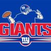 Giants Football Logo paint by number