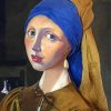 Girl With Pearl Earring Art paint by numbers