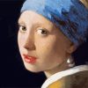 Girl With Pearl Earring Vintage Art paint by numbers
