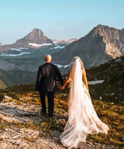 Glacier National Park Big Sky Country paint by number