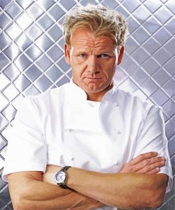 Gordon Ramsay British Chef paint by number