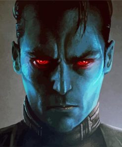 Grand Admiral Thrawn paint by number