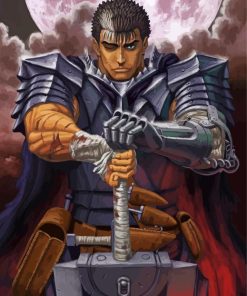 Guts Character paint by numbers