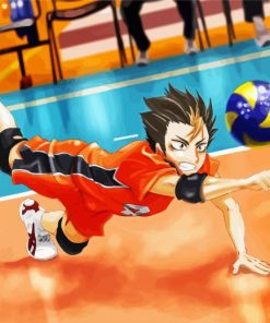 Haikyuu Nishinoya Voleyball paint by number