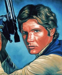 Hans Solo Star Wars Art paint by number