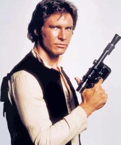 Han Solo Star Wars paint by number