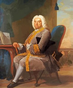 Handel Composer paint by number