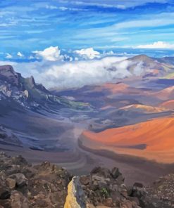 Hawaii Haleakalā paint by number