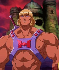 He Man paint by number