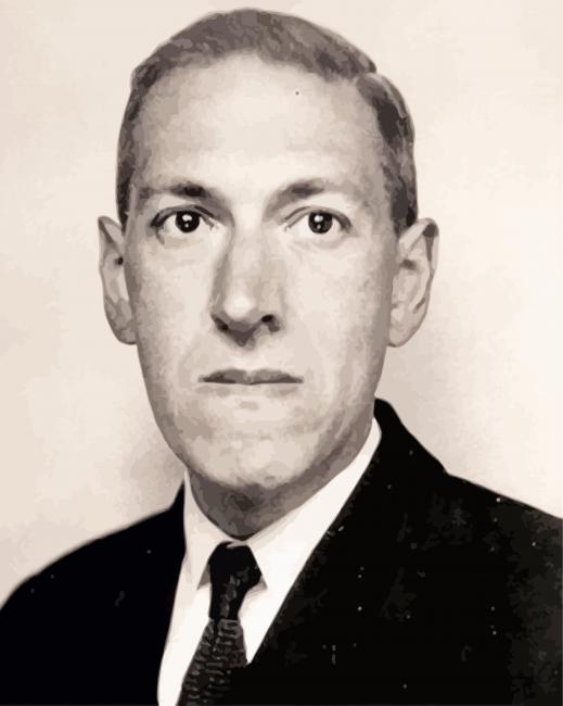 Howard Phillips Lovecraft paint by numbers