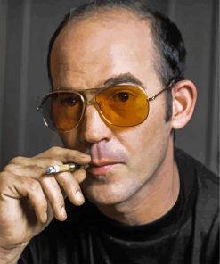 Hunter Stockton Thompson paint by numbers