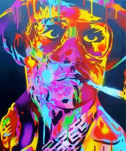 Hunter Stockton Thompson Pop Art paint by numbers