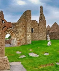 Ireland Monument Landscape paint by numbers