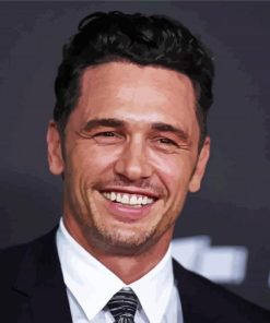 James Franco Smiling paint by number