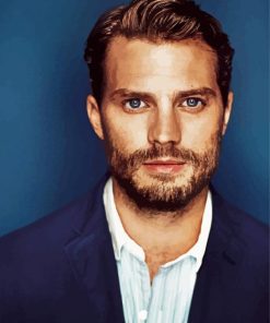 Jamie Dornan Actor paint by numbers