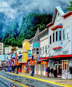 Juneau Alaska paint by numbers