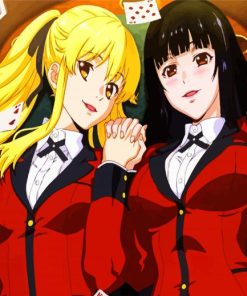 Kakegurui Anime Character paint by numbers