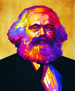 Karl Marx Pop Art paint by numbers