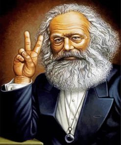 Karl Marx Peace Art paint by numbers