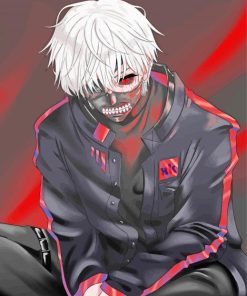 Ken Kaneki paint by number