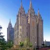 LDS Salt Lake Temple Utah paint by number