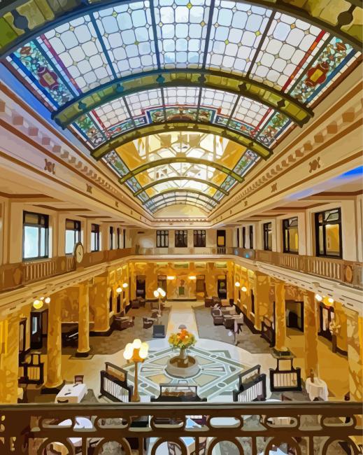 Lackawanna Train Station Scranton Building paint by numbers