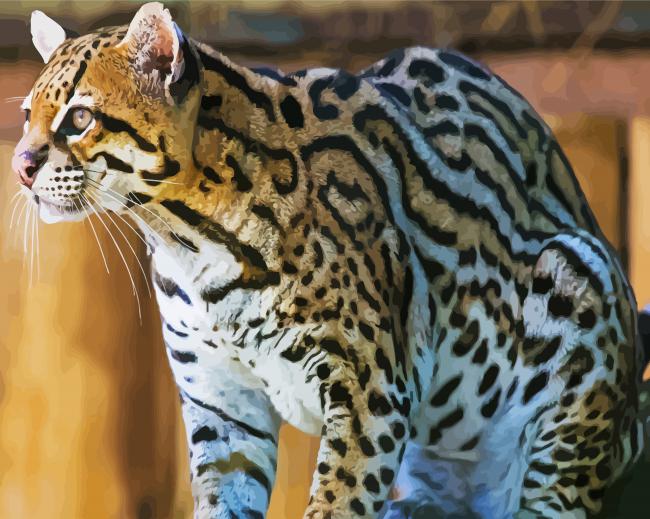 Larg Big Cat paint by numbers