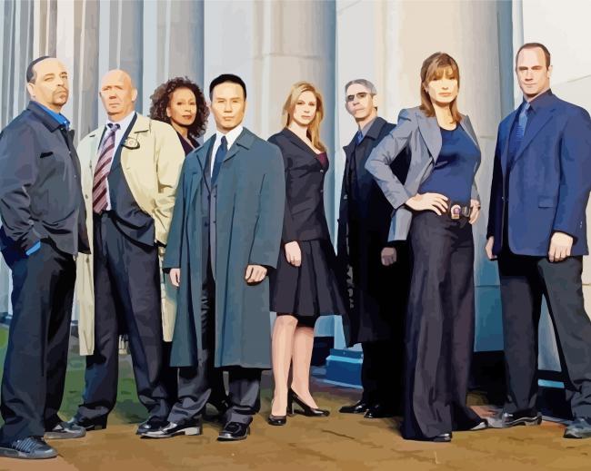 Law And Order Drama paint by number