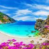 Lefkada Beach paint by number