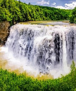 Letchworth State Park paint by number