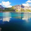 Lunersee Lake In Vorarlberg paint by number