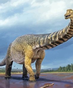 Magical Dinasaurs paint by numbers