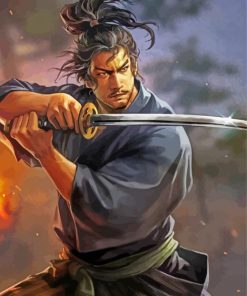 Miyamoto Musashi paint by numbers
