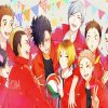 Nekoma Team Art paint by numbers