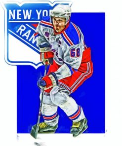 New York Rangers Player paint by number