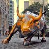 New York Wall Street Bull paint by numbers