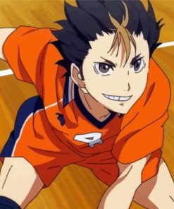 Nishinoya Haikyuu Manga paint by numbers