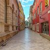 Old Street Zadar Croatia paint by number