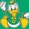Oregon Ducks Logo paint by number