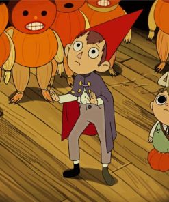 Over The Garden Wall Characters Cartoon paint by numbers