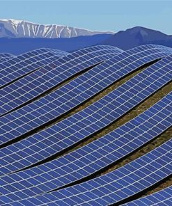 Panels paint by number