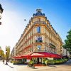 Parisian Coffee Shop paint by numbers