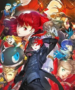 Persona 5 Game Characters paint by numbers