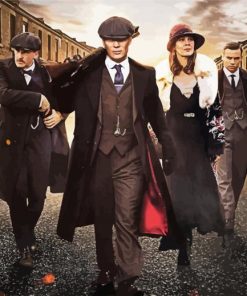 Peaky Blinders Family paint by numbers